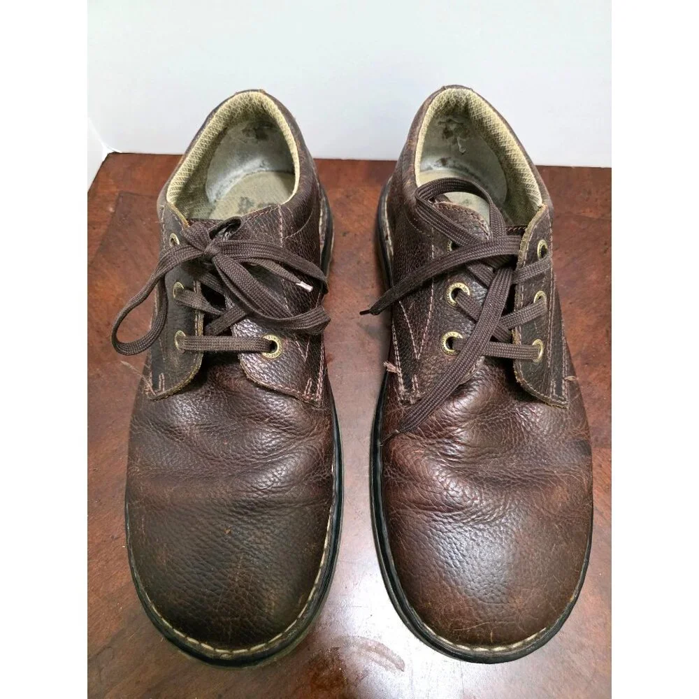 Dr. Martens Brown Leather Lace-Up Shoes Men's Size 12 Durable‎ Casual Style